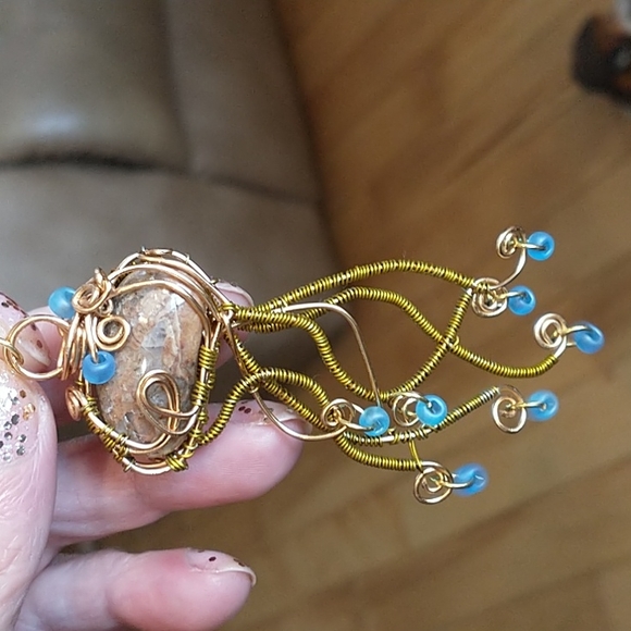 NWT Handcrafted Squid 🐙 Pendant - Picture 6 of 7